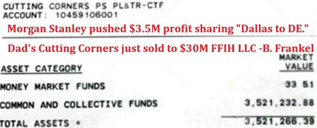 Morgan Stanley pushed $3.5M profit sharing Dallas to DE